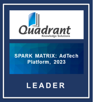 Leader in 2023 SPARK Matrix for AdTech Platforms by Quadrant Knowledge Solutions