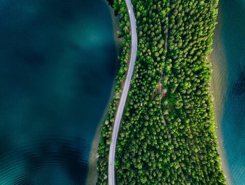 path by the water